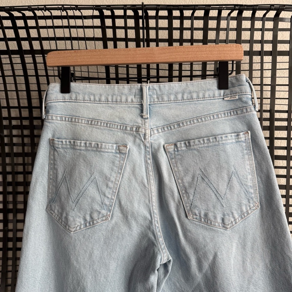 Mother The Twister Ankle Fray Jeans in Cowabunga - Picture 5 of 10